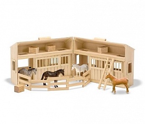 Раздвижная конюшня Melissa & Doug Создай свой мир, 3704 Раздвижная конюшня Melissa & Doug Создай свой мир, 3704